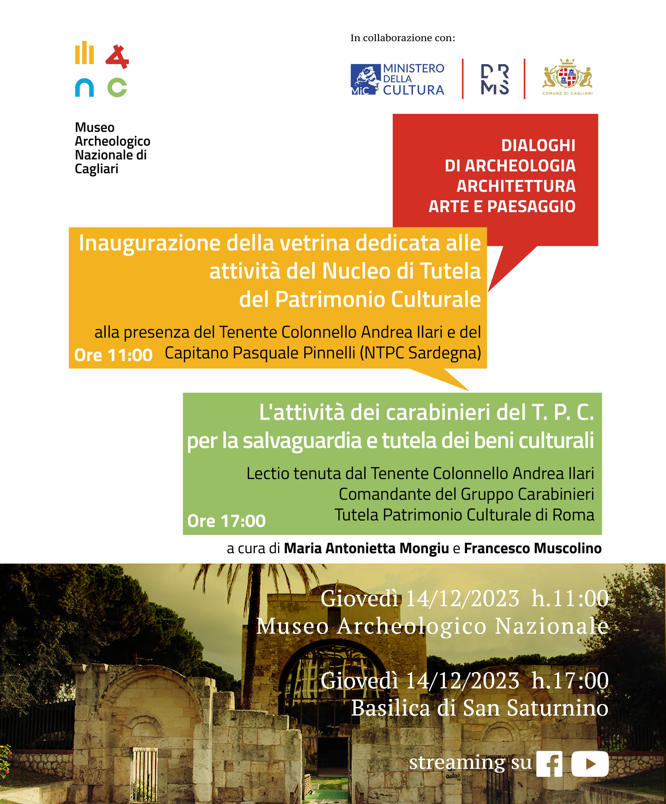 L’attività dei carabinieri del T.P.C. per la salvaguardia e tutela dei beni culturali